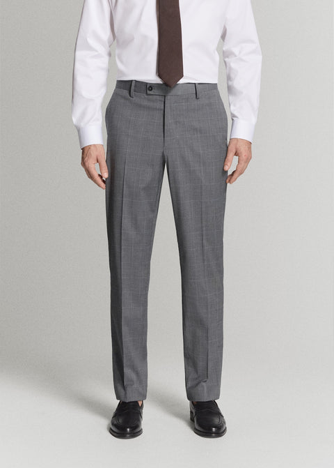 Mango trousers london in grey
