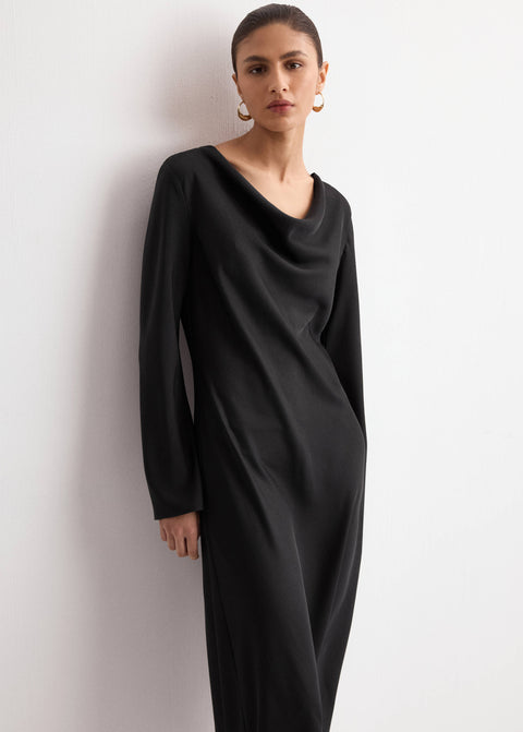 Mango dress francy in black