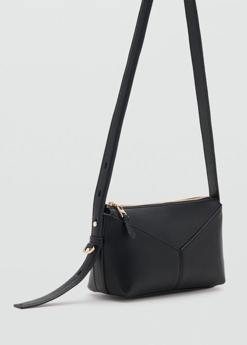Mango crossbody bag cortado in black