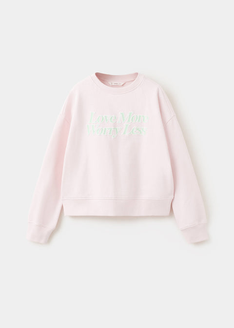 Mango sweatshirt jane in pink