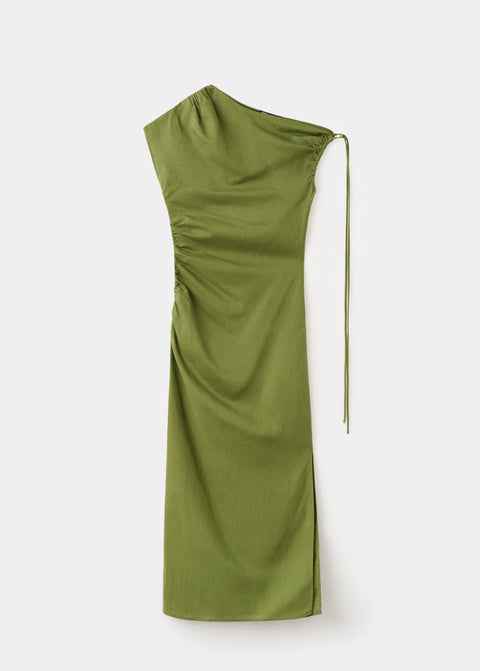 Mango dress mandy in green