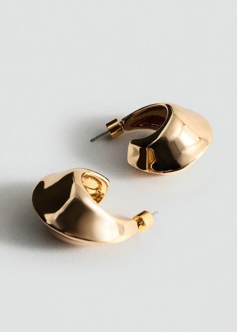 Mango earrings davinia in gold