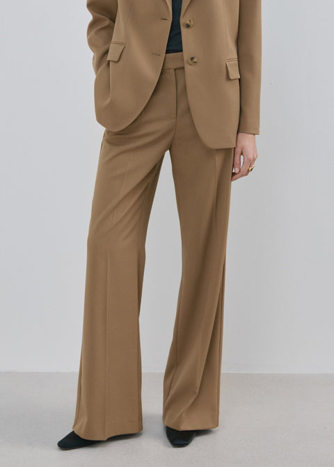Mango trousers osaka in camel