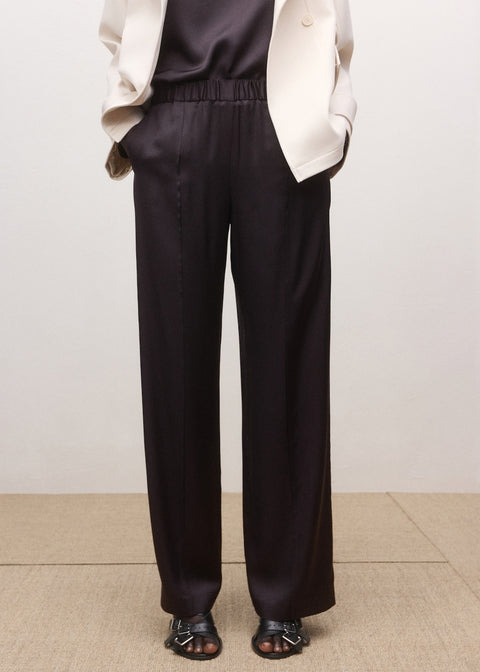 Mango trousers claudie in brown