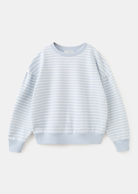 Mango sweatshirt blue in celestial
