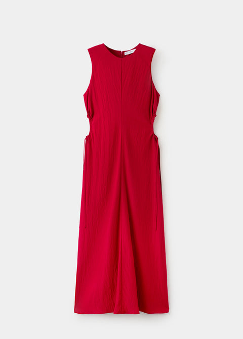 Mango dress red2 in red