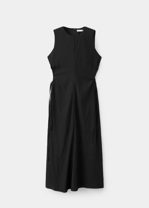Mango dress red2 in black