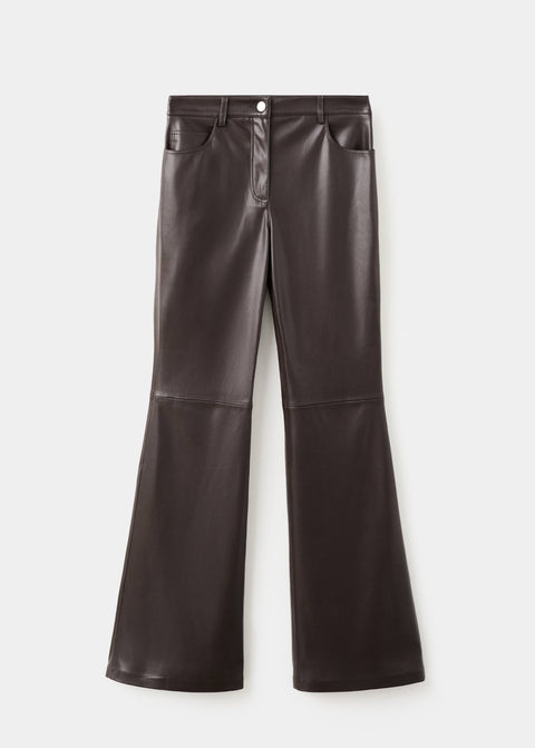 Mango trousers connie in chocolate