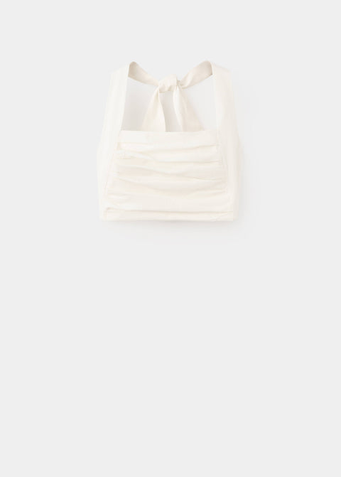 Mango top kasha in white