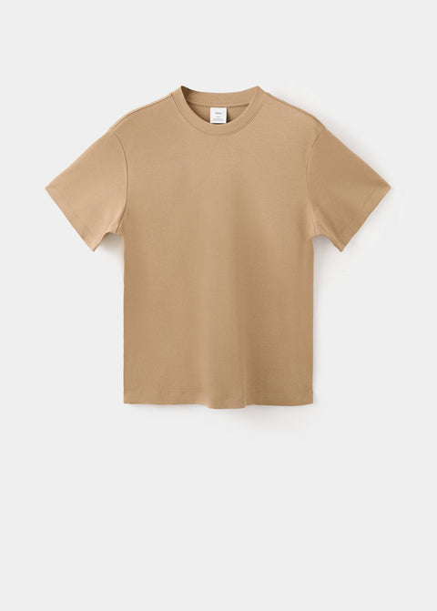 Mango t-shirt kimi in camel