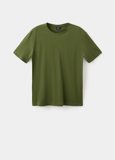 Mango t-shirt bellow in green