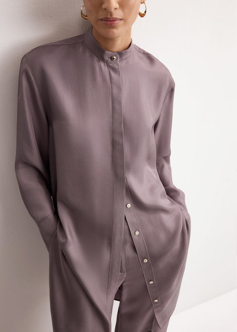 Mango shirt mina in pastel pink