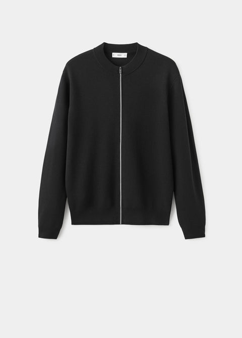 Mango cardigan luxusc in black
