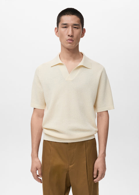 Mango poloshirt denis in raw