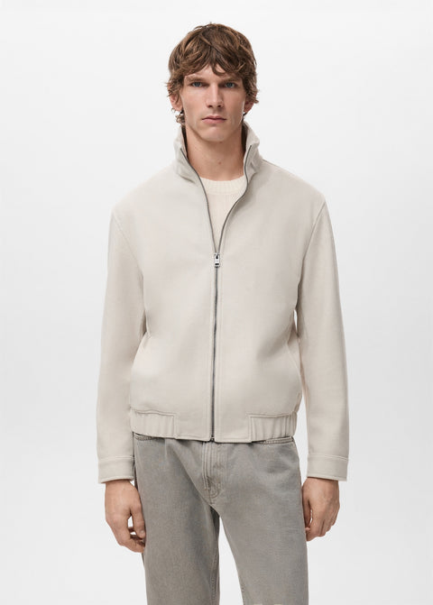 Mango sweatshirt alludiaz in sand