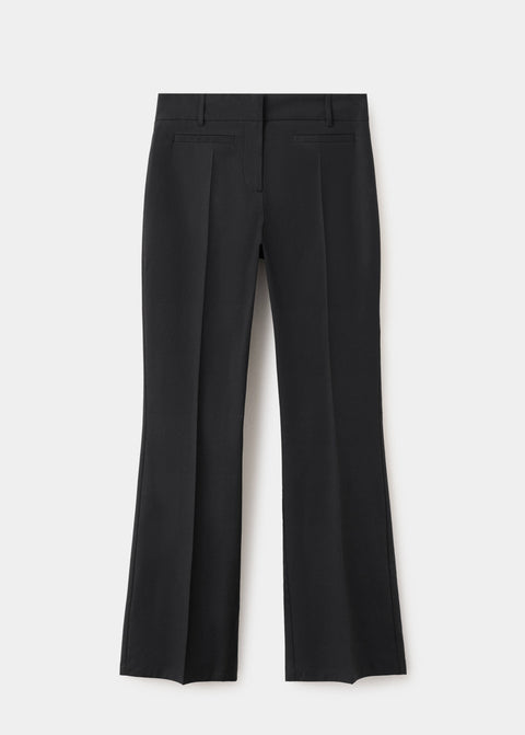 Mango trousers serin in black