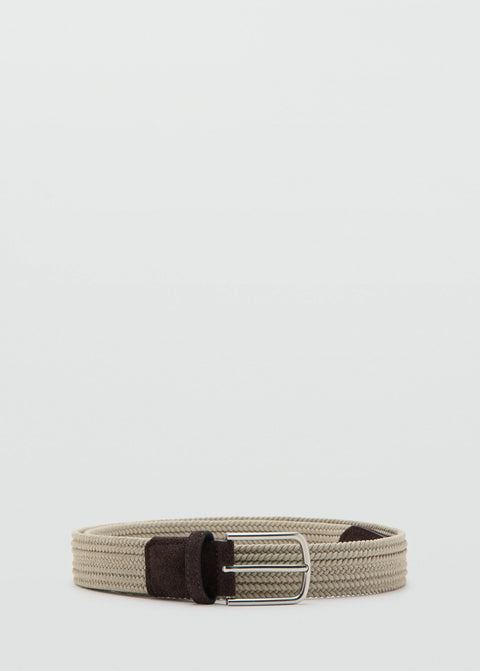 Mango belt elastic in beige