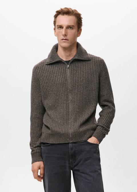Mango cardigan joanz in chocolate