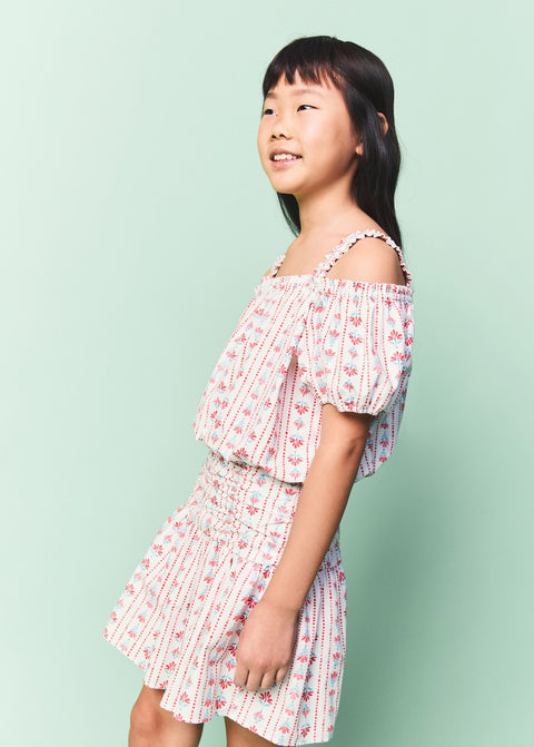Mango skirt atinaset in red