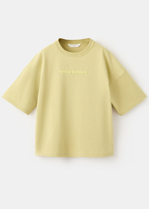 Mango t-shirt everti in lime