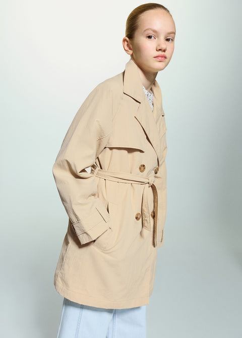 Mango coat ruth in camel