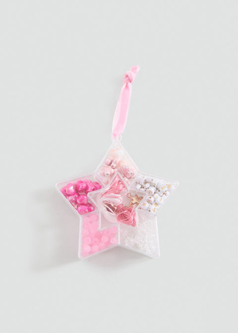 Mango necklace beadpink in pink