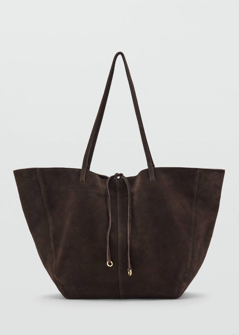 Mango totes bag mandri in chocolate