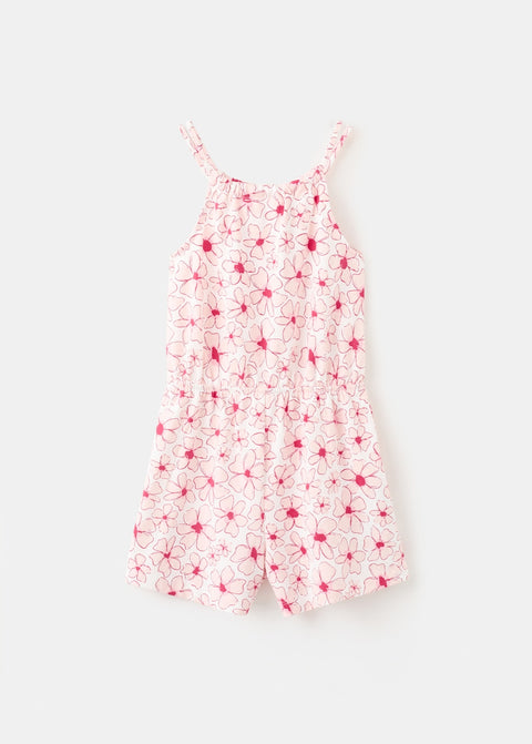 Mango jumpsuit lilo in red