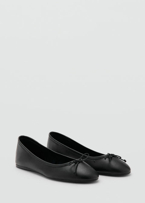 Mango shoes plano in black