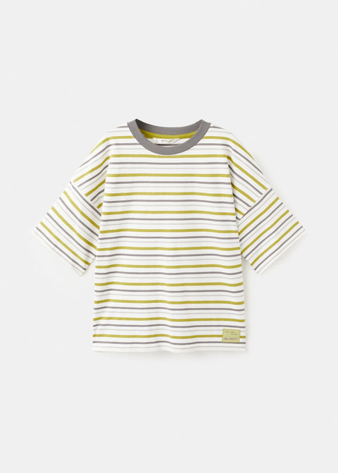 Mango t-shirt espirit in lime