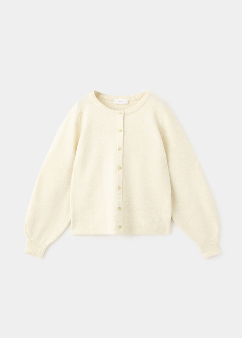 Mango cardigan nina in pastel yellow