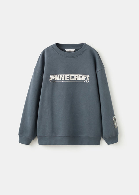 Mango sweatshirt minewolf in anthracite