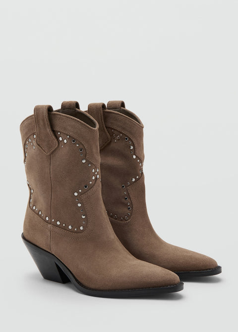 Mango ankle boots kai in sand