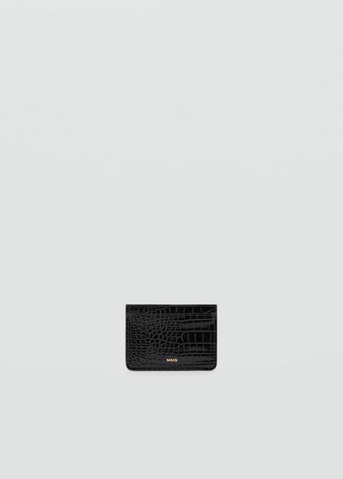 Mango card holder victoria in black