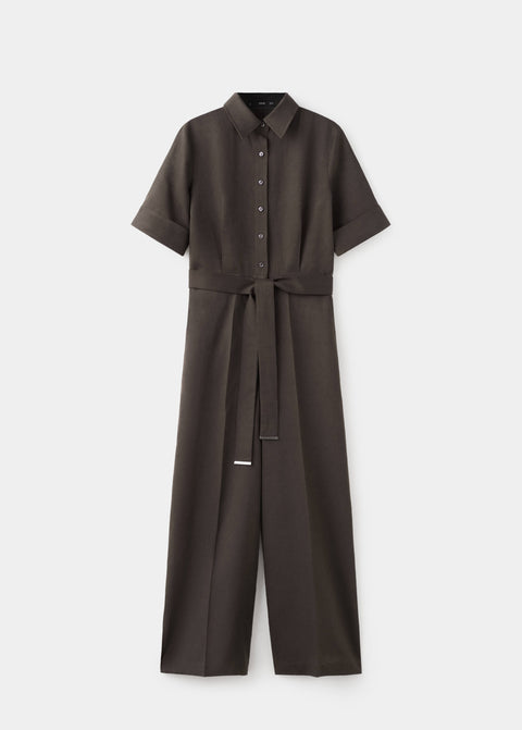Mango jumpsuit tomy2 in brown