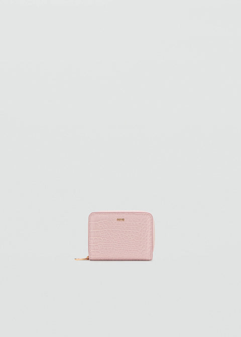 Mango medium wallet victoria in light pink