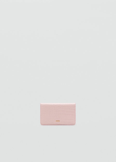 Mango small wallet victoria in light pink