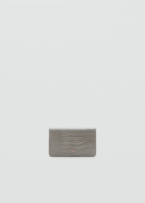 Mango small wallet victoria in grey