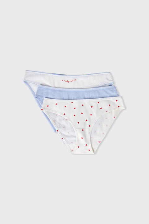Etam johnnie - 3 slips in bleu azur