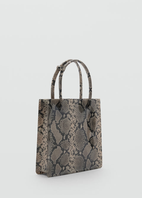 Mango handbag nasty in beige