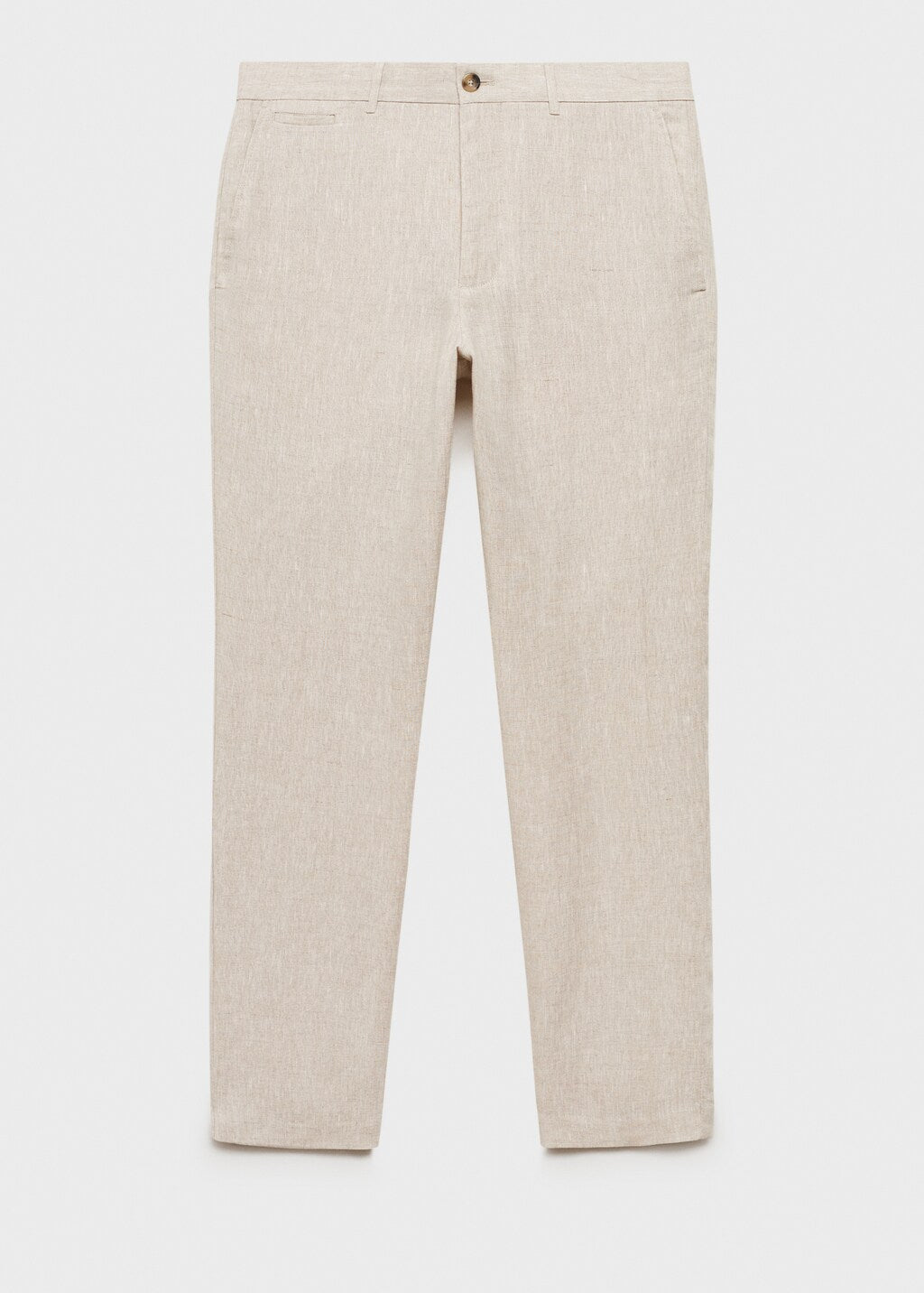 Mango trousers oyster in raw/unbleached - B