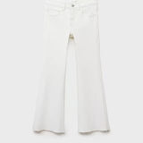 Mango jeans flarexl8 in off white