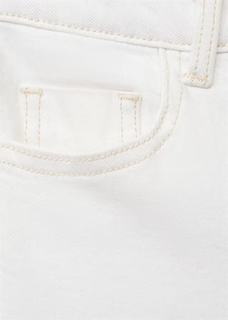 Mango jeans flarexl8 in off white