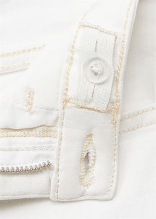 Mango jeans flarexl8 in off white