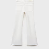 Mango jeans flarexl8 in off white