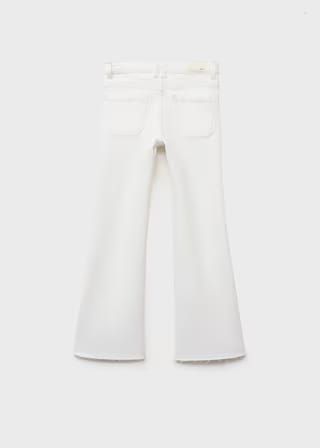Mango jeans flarexl8 in off white