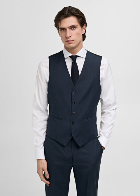 Mango vest milan in navy