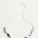 Mango necklace frida in silver