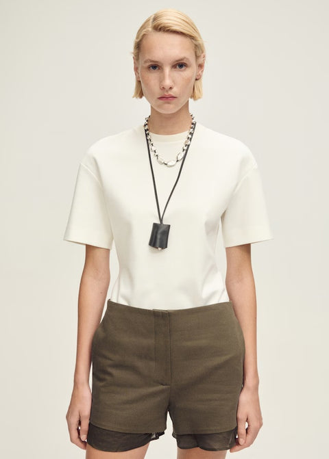 Mango shorts prune in beige