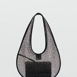 Mango handbag leila in black